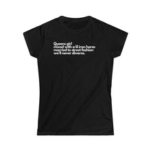Load image into Gallery viewer, Queens NY Rep fitted ●Women's Softstyle Tee
