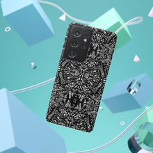 Load image into Gallery viewer, Black and white cell phone case Impact-Resistant Cases