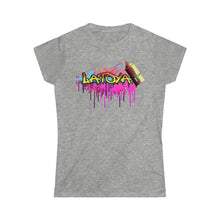 Load image into Gallery viewer, Toya bubble lttrs Women's Softstyle Tee