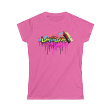 Load image into Gallery viewer, Toya bubble lttrs Women's Softstyle Tee
