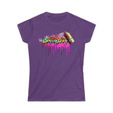 Load image into Gallery viewer, Toya bubble lttrs Women's Softstyle Tee