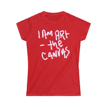 Load image into Gallery viewer, I am art -●Women's Softstyle Tee