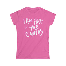 Load image into Gallery viewer, I am art -●Women's Softstyle Tee