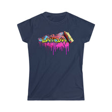Load image into Gallery viewer, Toya bubble lttrs Women's Softstyle Tee
