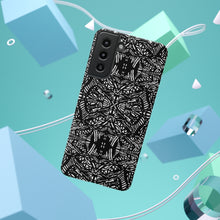 Load image into Gallery viewer, Black and white cell phone case Impact-Resistant Cases