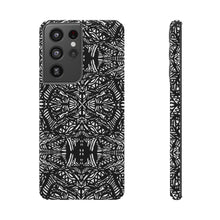 Load image into Gallery viewer, Black and white cell phone case Impact-Resistant Cases