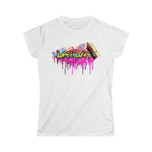 Load image into Gallery viewer, Toya bubble lttrs Women's Softstyle Tee