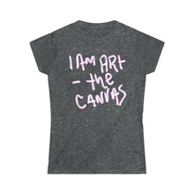 Load image into Gallery viewer, I am art -●Women's Softstyle Tee