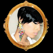 Load image into Gallery viewer, Norman freeman earrings, norman freeman comedian, norman freeman mua,art earrings, ear art earrings