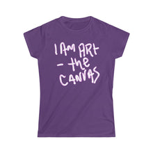Load image into Gallery viewer, I am art -●Women's Softstyle Tee