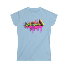 Load image into Gallery viewer, Toya bubble lttrs Women's Softstyle Tee