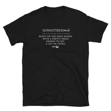 Load image into Gallery viewer, Loose fit songtress poetic•Short-Sleeve Unisex T-Shirt
