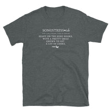 Load image into Gallery viewer, Loose fit songtress poetic•Short-Sleeve Unisex T-Shirt
