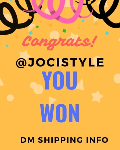 @jocistyle good morning 👑 congrats!...