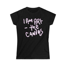 Load image into Gallery viewer, I am art -●Women&#39;s Softstyle Tee
