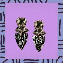 Load image into Gallery viewer, Allys Tribe•Triangle tribal studs
