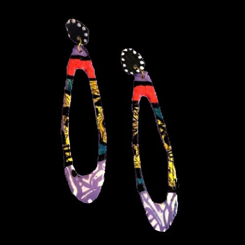 90s pop~Neon Slim earrings
