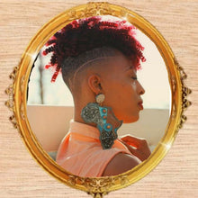 Load image into Gallery viewer, Big africa earrings, africa earrings, custom africa earrings,continent earrings, motgerland earrings
