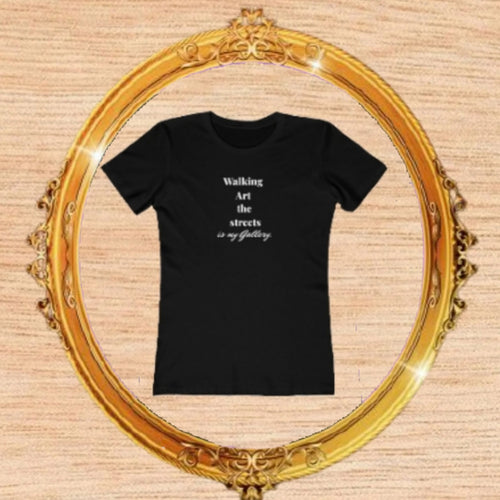 Walking art gallery, walking art tshirt