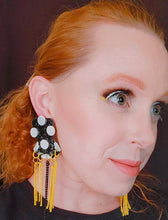 Load image into Gallery viewer, Polka Pop• Wearable Art earrings
