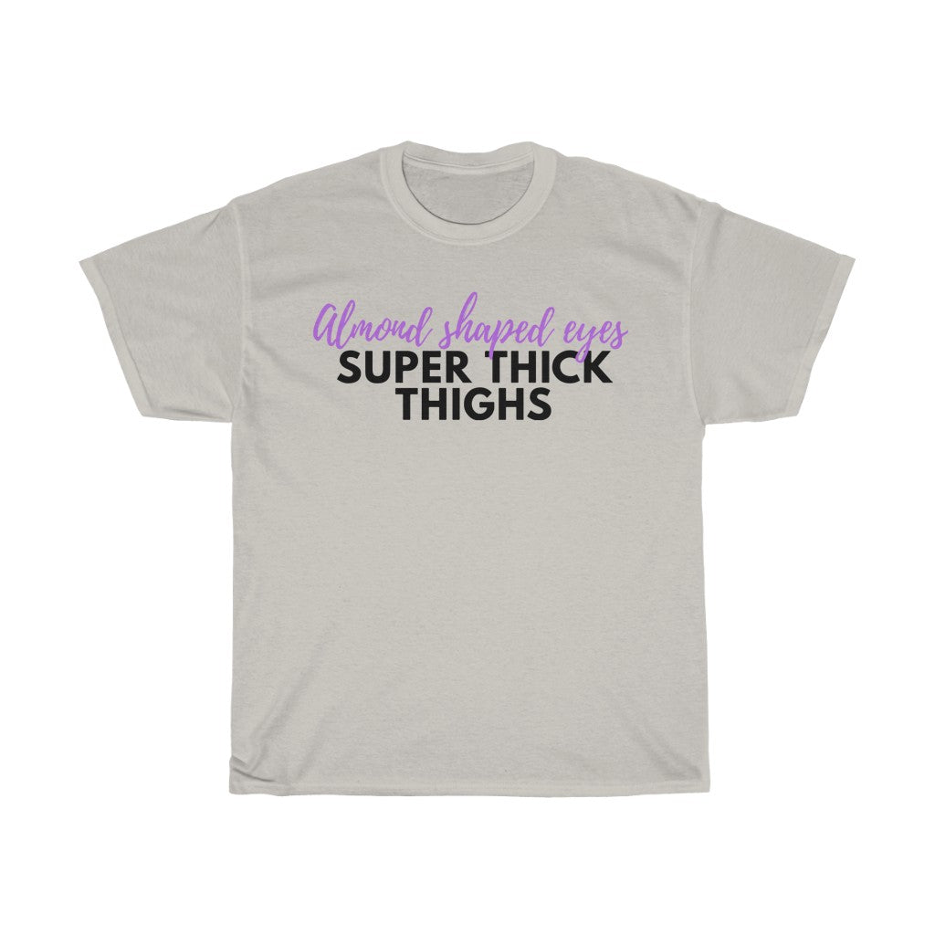 Thick thighs ●Unisex loose fit Heavy Cotton Tee