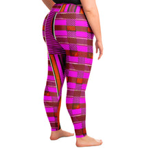 Load image into Gallery viewer, Thickums•pink kente inspired leggings
