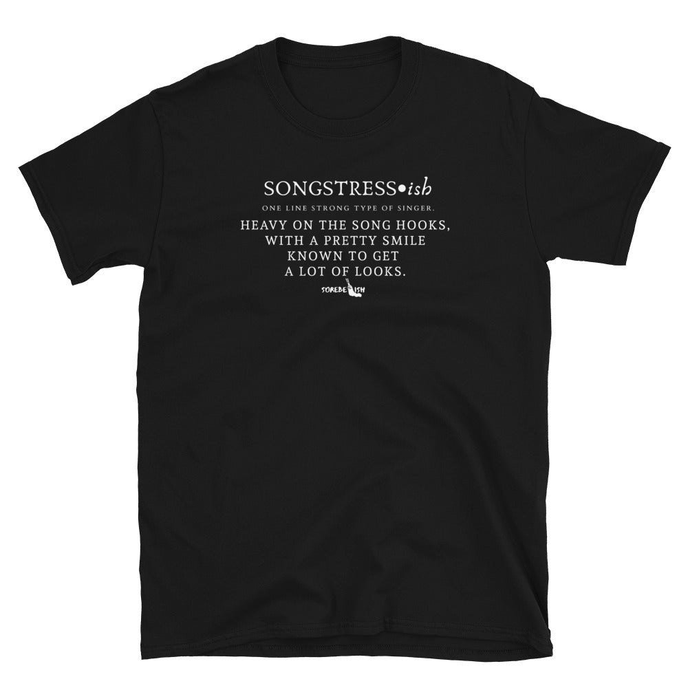 Loose fit songtress poetic•Short-Sleeve Unisex T-Shirt