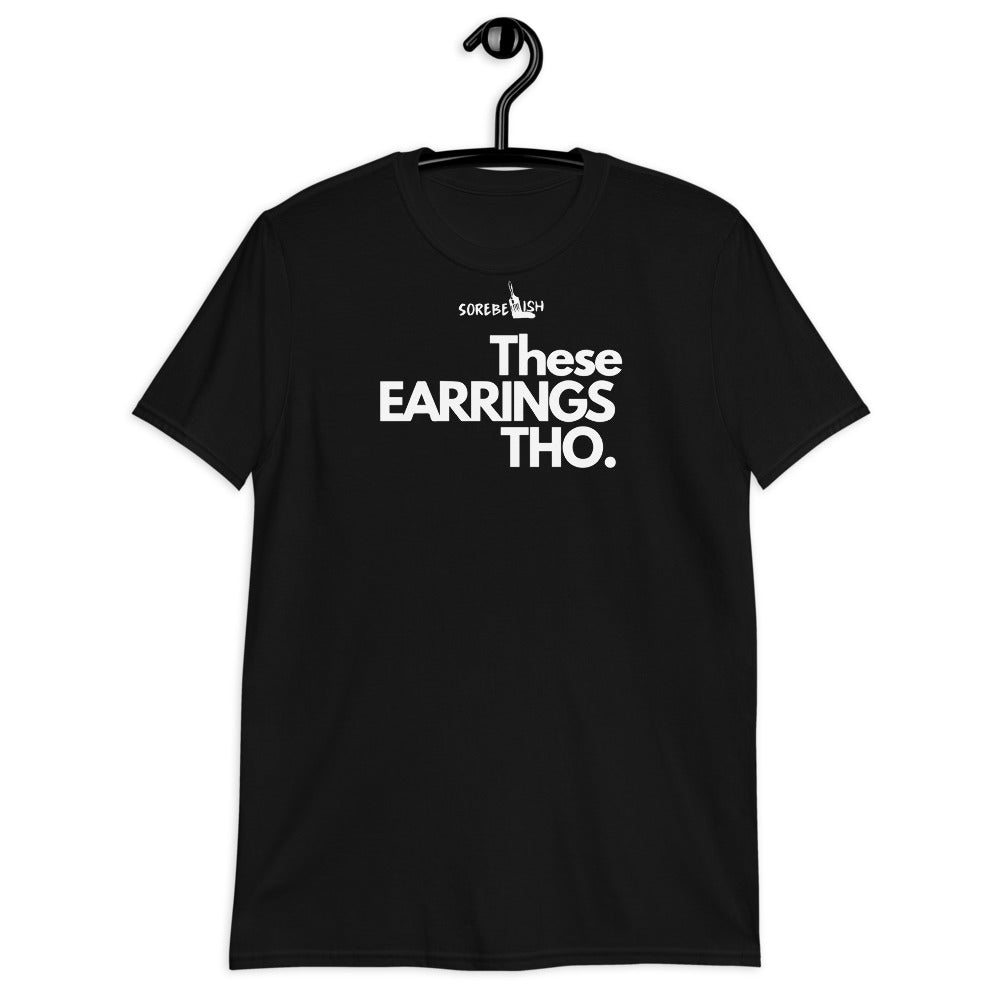 Loose fit Earrings Tho●hort-Sleeve Unisex T-Shirt